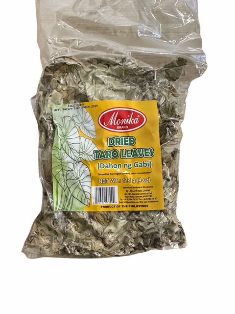 MONIKA DRIED TARO LEAVES 114G
